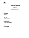 Como-Pickton First Grade