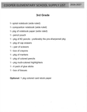 Cooper Third Grade