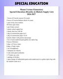Mt. Vernon Special Education (Brantley and Blalock)