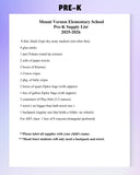 Mt. Vernon Pre-K